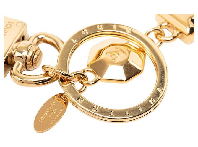 Portachiavi Louis Vuitton LV Facet D'oro - vista 3