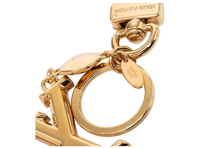 Portachiavi Louis Vuitton LV Facet D'oro - vista 4