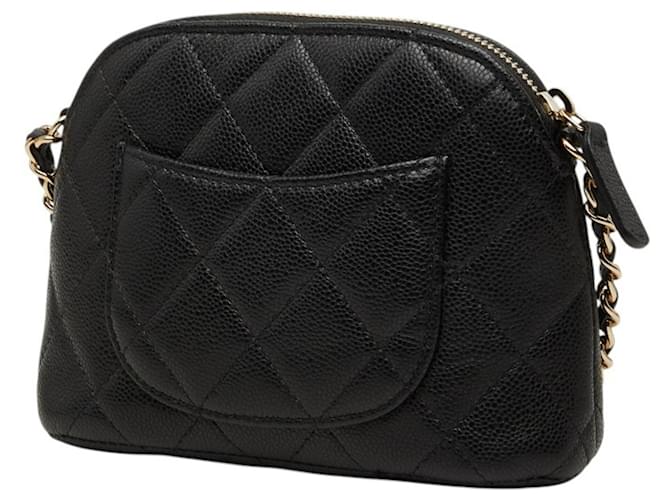 Pochette Chanel Coco Mark Matelassé Classic Chain Shoulder Bag Nero - vista 2