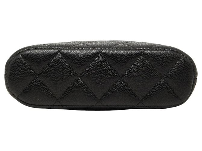 Pochette Chanel Coco Mark Matelassé Classic Chain Shoulder Bag Nero - vista 3