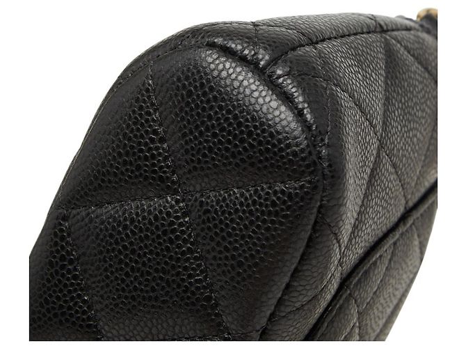 Pochette Chanel Coco Mark Matelassé Classic Chain Shoulder Bag Nero - vista 4