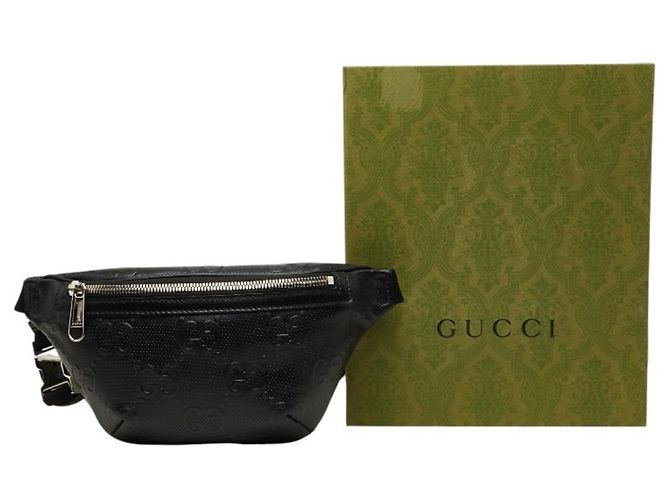 Borsa a tracolla Gucci GG goffrata Nero - vista 11