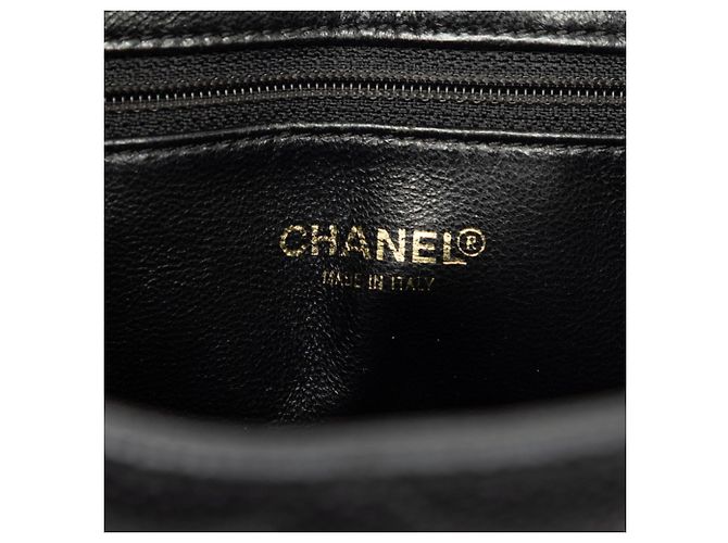 Borsa Tote Chanel Matelassé Coco Mark Reissue Nero - vista 5