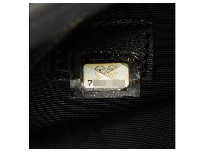 Borsa Tote Chanel Matelassé Coco Mark Reissue Nero - vista 6