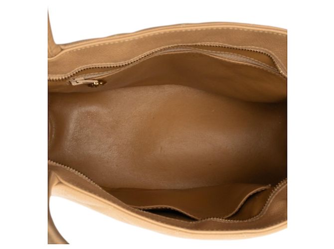 Borsa Tote Chanel Matelassé Coco Mark Reissue Beige - vista 4
