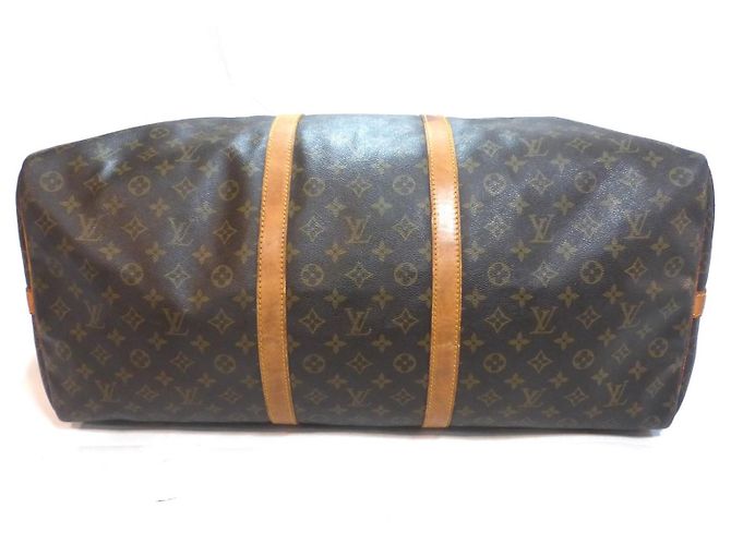 Louis Vuitton Keepall 60 Monogram Reisetasche Braun - Ansicht 12