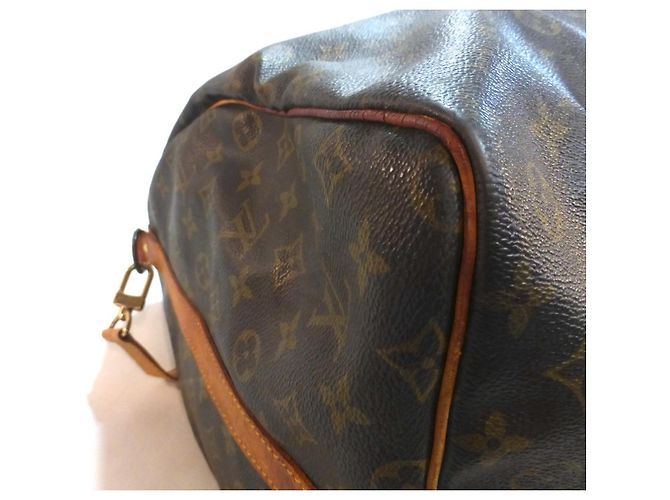 Louis Vuitton Keepall 60 Monogram Reisetasche Braun - Ansicht 14