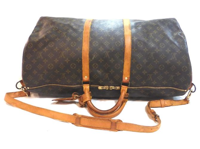 Louis Vuitton Keepall 60 Monogram Reisetasche Braun - Ansicht 15