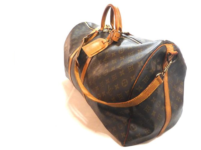 Louis Vuitton Keepall 60 Monogram Reisetasche Braun - Ansicht 8