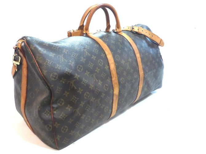 Louis Vuitton Keepall 60 Monogram Reisetasche Braun - Ansicht 9