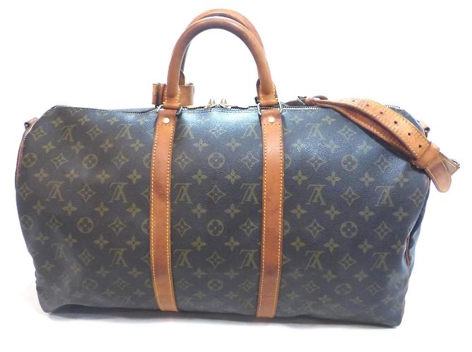 Louis Vuitton Keepall 50 Monogram Reisetasche Braun Monogramm - Ansicht 10