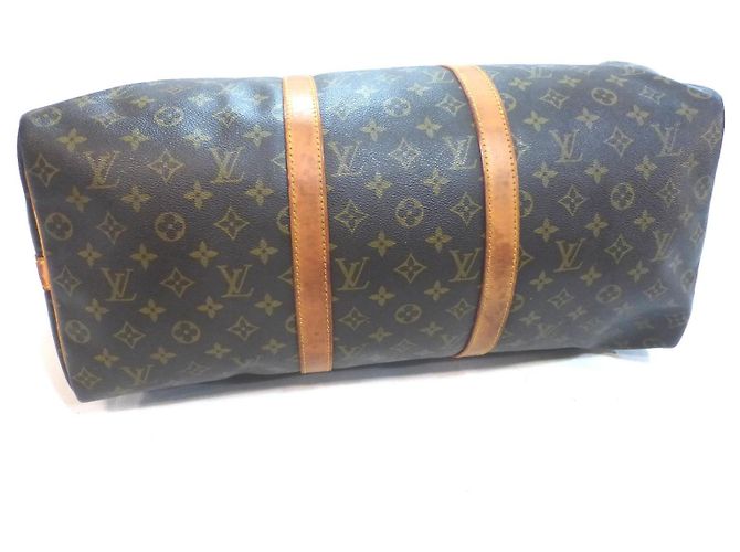 Louis Vuitton Keepall 50 Monogram Reisetasche Braun Monogramm - Ansicht 12