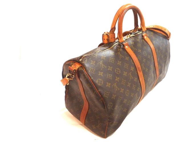 Louis Vuitton Keepall 50 Monogram Reisetasche Braun Monogramm - Ansicht 9