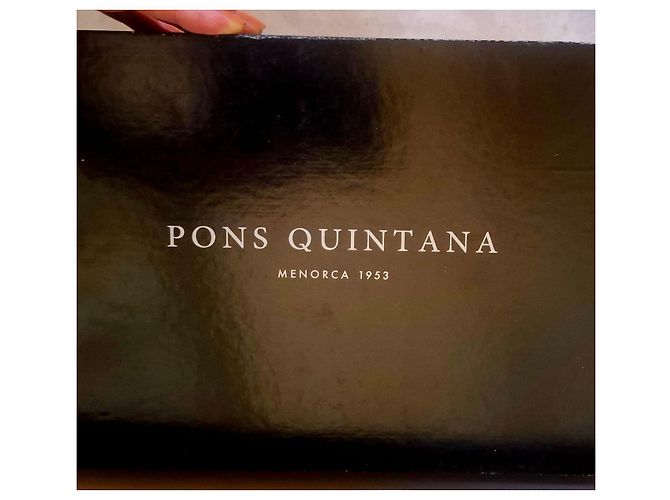 Autre Marque Sandali Pons Quintana Wendy in pelle intrecciata nera Nero - vista 4