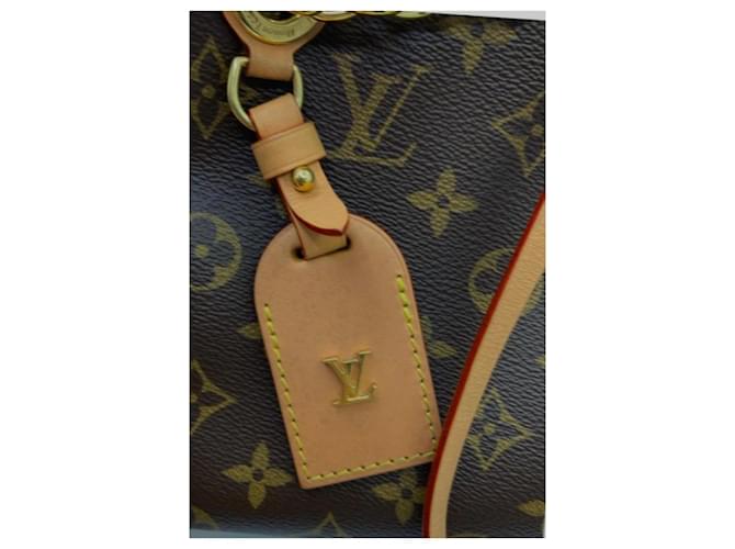 Borsa Louis Vuitton CarryAll BB Monogram Marrone Monogramma - vista 4