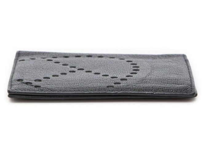 Hermès Tarjetero de piel de cabra negro Hermes Evelyne - vista 3