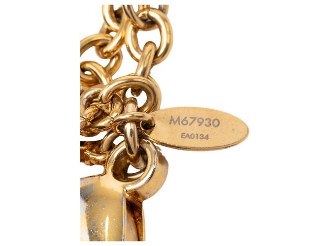 Portachiavi Monogram Flower Ivy Louis Vuitton D'oro - vista 5