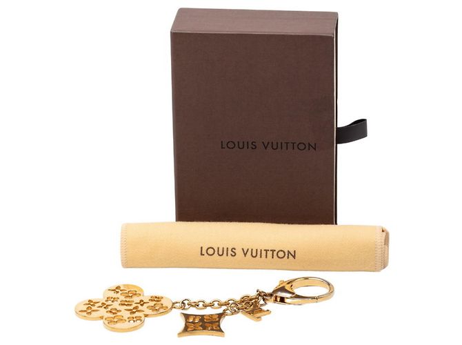 Portachiavi Monogram Flower Ivy Louis Vuitton D'oro - vista 6