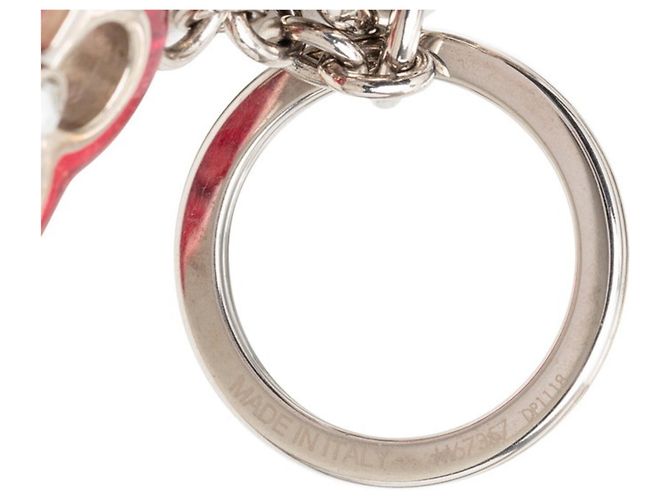 Portefeuille Colorline Strass Charm Keychain Louis Vuitton Argento Multicolore - vista 4
