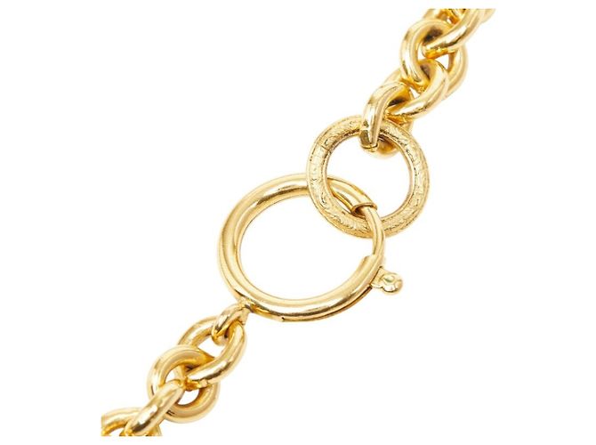 Collana con pendente a catena con il logo Coco di Chanel D'oro - vista 5