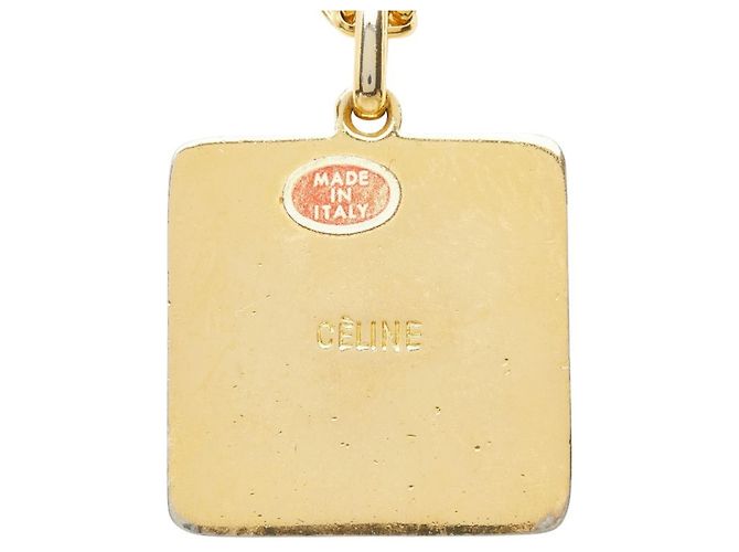 Céline Collana con pendente Celine Macadam Carriage Rosso D'oro - view 3