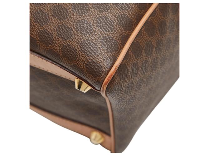 Céline Borsa Celine Macadam Boston Bag Marrone - vista 4