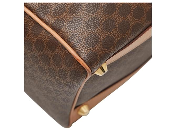 Céline Borsa Celine Macadam Boston Bag Marrone - vista 5