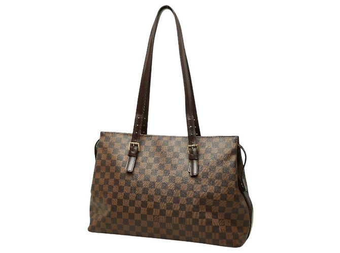 Borsa Tote Louis Vuitton Damier Chelsea Marrone - vista 2
