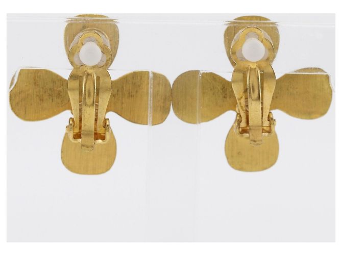 Chanel Clover Coco Mark Clip Ohrringe - Ansicht 3