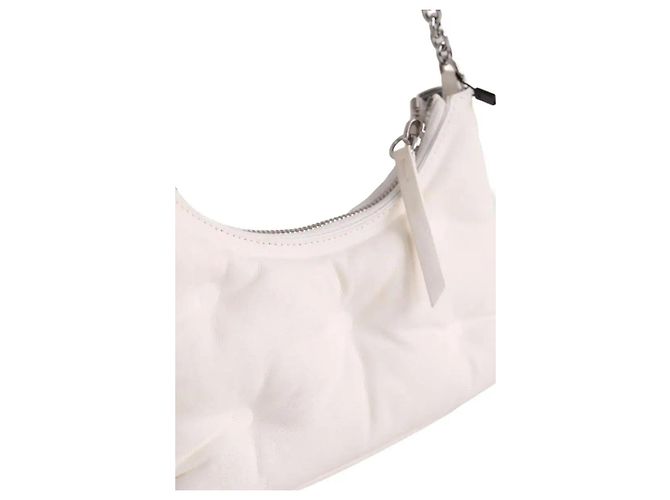 Maison Martin Margiela Borsa a tracolla Glam Slam Hobo Small bianca Bianco - vista 4