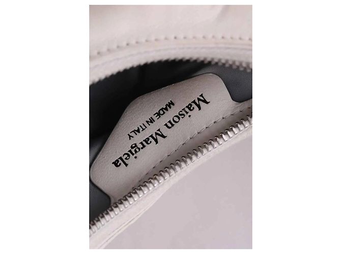 Maison Martin Margiela Borsa a tracolla Glam Slam Hobo Small bianca Bianco - vista 6