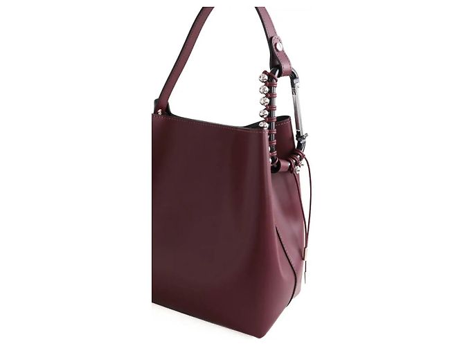 Autre Marque Borsa a tracolla bordeaux Bordò - vista 3