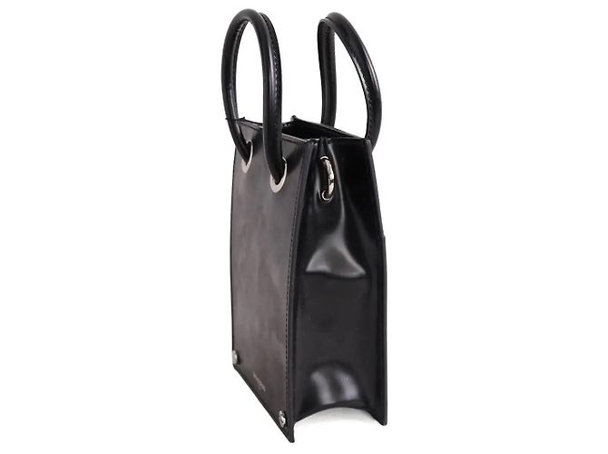 Mini borsa in pelle nera The Kooples Nero - vista 2