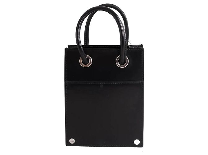 Mini borsa in pelle nera The Kooples Nero - vista 3