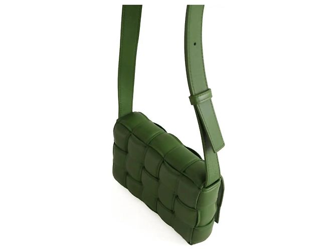Bottega Veneta Borsa a tracolla Cassette Padded verde - vista 4