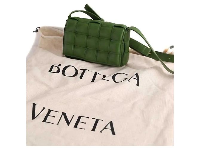 Bottega Veneta Borsa a tracolla Cassette Padded verde - vista 6