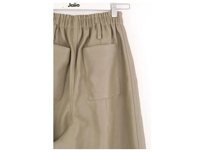 Autre Marque Pantalones rectos caqui - vista 4