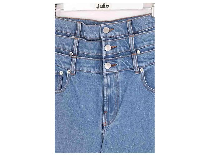 Autre Marque Jeans dritti blu - vista 2