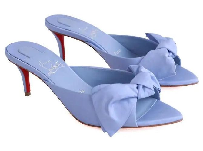 Christian Louboutin Blaue Absätze - Ansicht 3