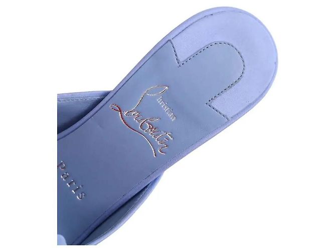 Christian Louboutin Blaue Absätze - Ansicht 4