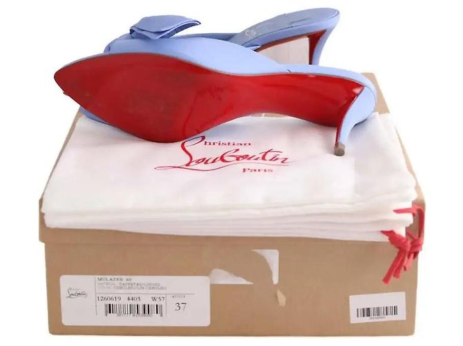Christian Louboutin Blaue Absätze - Ansicht 6
