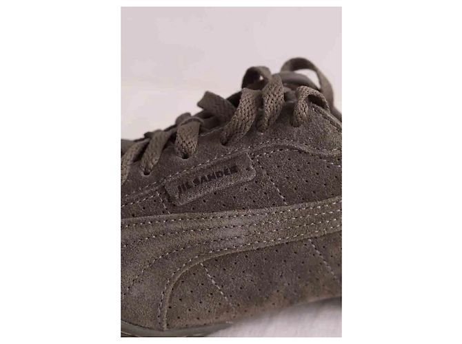 Jil Sander K-Street Suede Sneaker Grau - Ansicht 4
