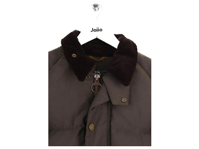 Barbour Down Jacket Khaki Fur - view 2