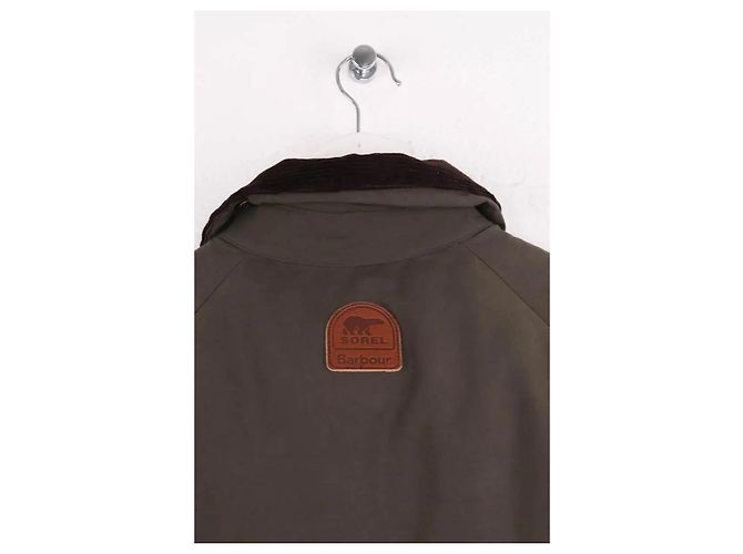 Barbour Down Jacket Khaki Fur - view 4