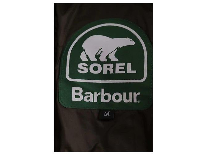 Barbour Down Jacket Khaki Fur - view 5