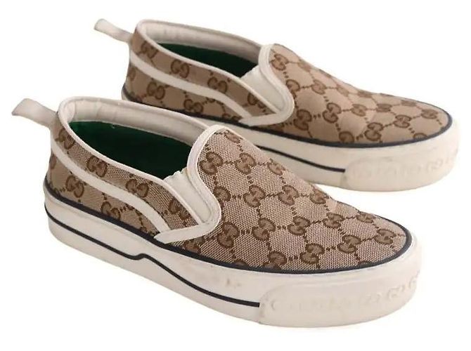 Gucci Sneaker braun Stoff Größe 36 - Ansicht 3