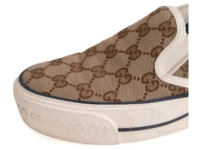Gucci Sneaker braun Stoff Größe 36 - Ansicht 5