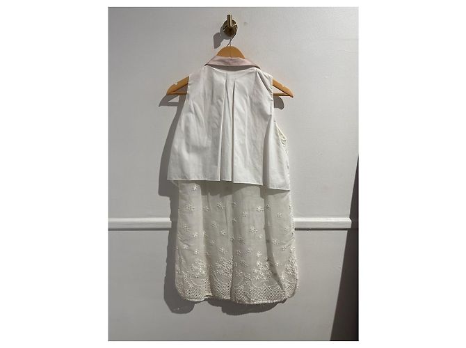 Giambattista Valli Robe Giamba blanche T.40 - vue 2