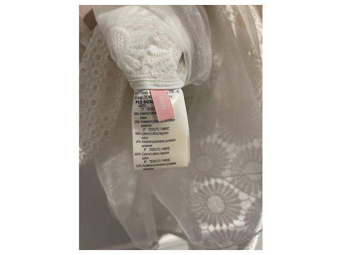 Giambattista Valli Robe Giamba blanche T.40 - vue 5
