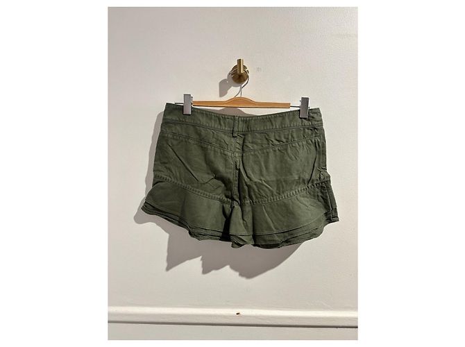 Short Chanel kaki T.42 Khaki - Ansicht 2